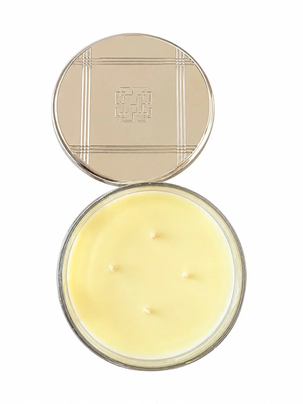 HomeWorx Limoncello Cupcake & Raspberry Scented Candle - Cream